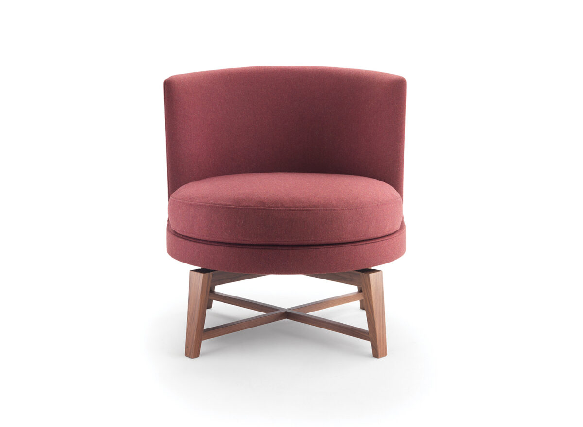 Flexform Feel Good Wood Leg Indoor Armchair STILL LIFE 0002