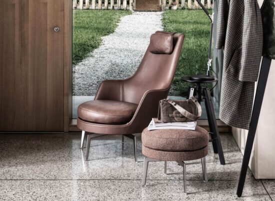 Flexform Guscioalto Indoor Armchair LIFESTYLE 0001