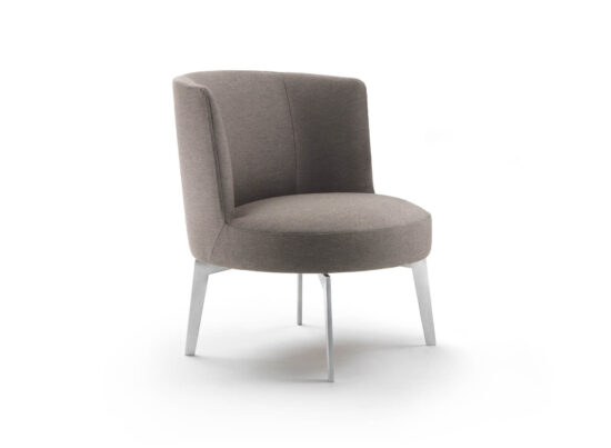 Flexform Hera Small Metal Leg Indoor Armchair STILL LIFE 0001