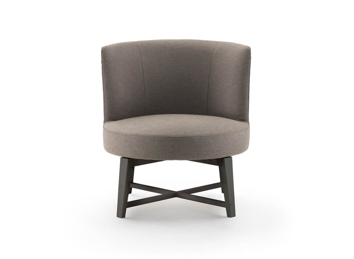 Flexform Hera Small Wood Leg Indoor Armchair STILL LIFE 0002