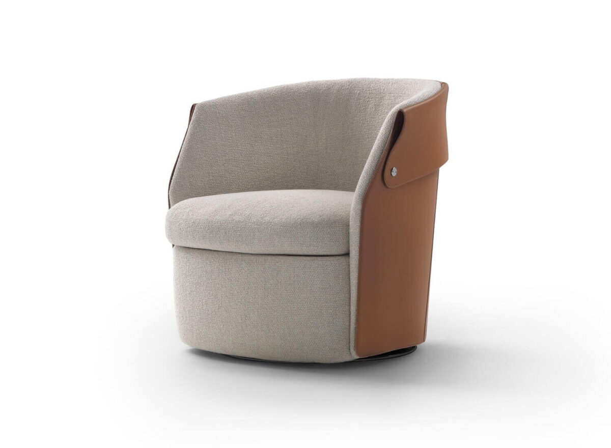 Flexform Ozzy Swivel Armchair STILL LIFE 0001