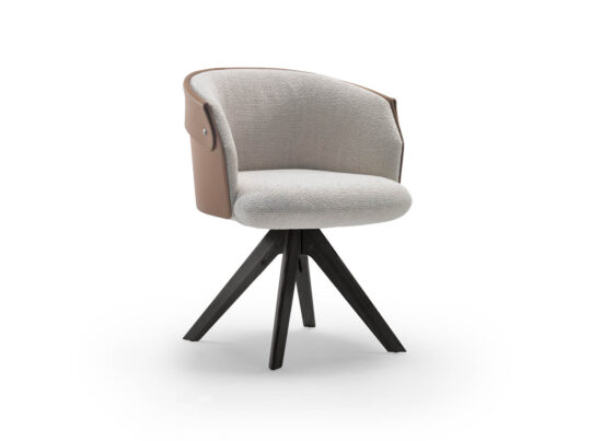 Flexform Ozzy Swivel Dining Armchair STILL LIFE 0001