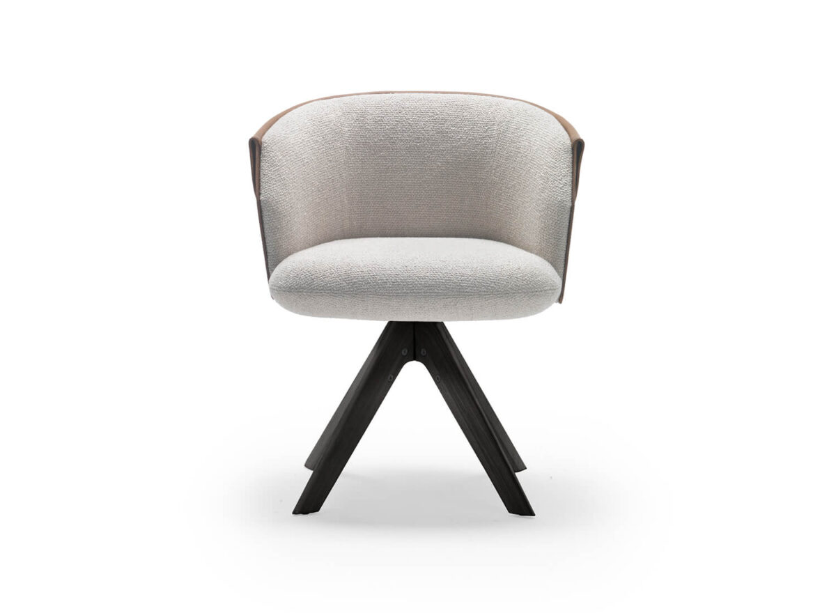 Flexform Ozzy Swivel Dining Armchair STILL LIFE 0002