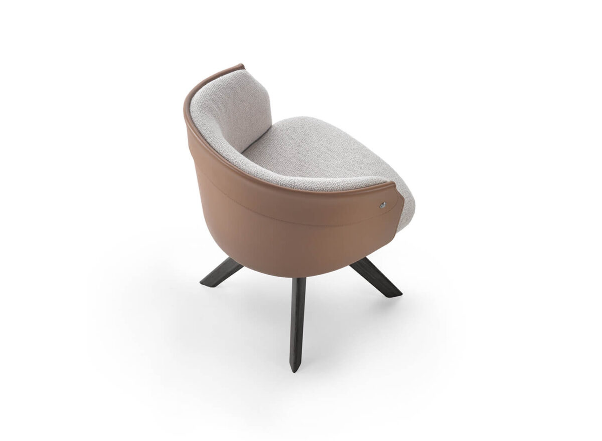 Flexform Ozzy Swivel Dining Armchair STILL LIFE 0004