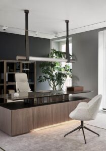 Executive desks focus on journal 01