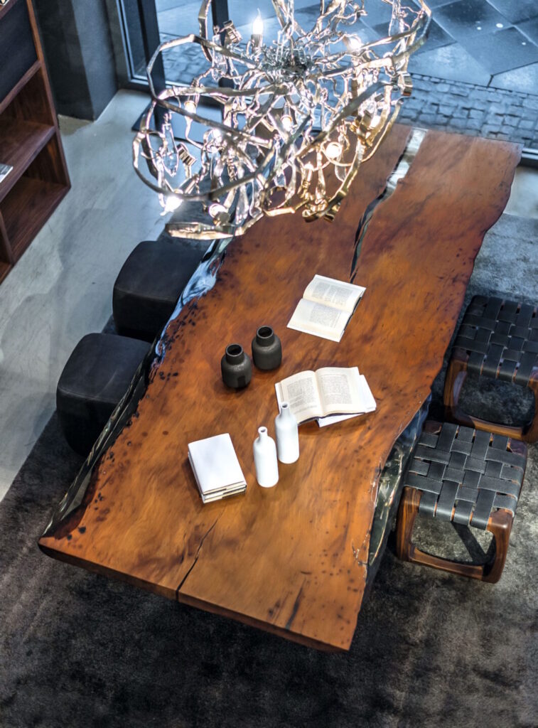 Luxury Kauri Resin Dining Tables: Ancient Timber, Architectural Heirlooms