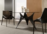 Molteni C Arc Glass Round Dining Table LIFESTYLE 001