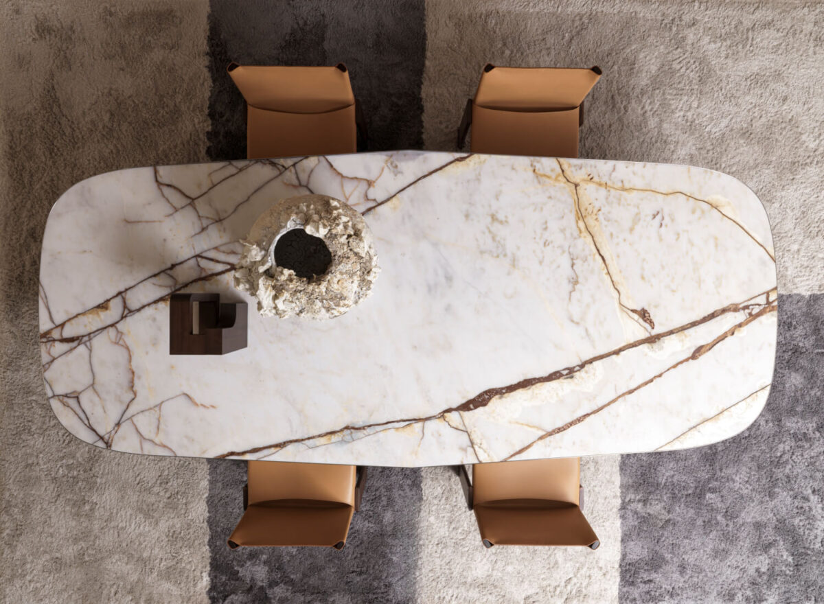 Molteni C Lise Marble Dining Table LIFESTYLE 003