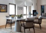 Poltrona Frau Mesa Due Dining Table two bases LIFESTYLE 001