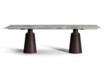 Poltrona Frau Mesa Due Dining Table two bases STILL LIFE 001