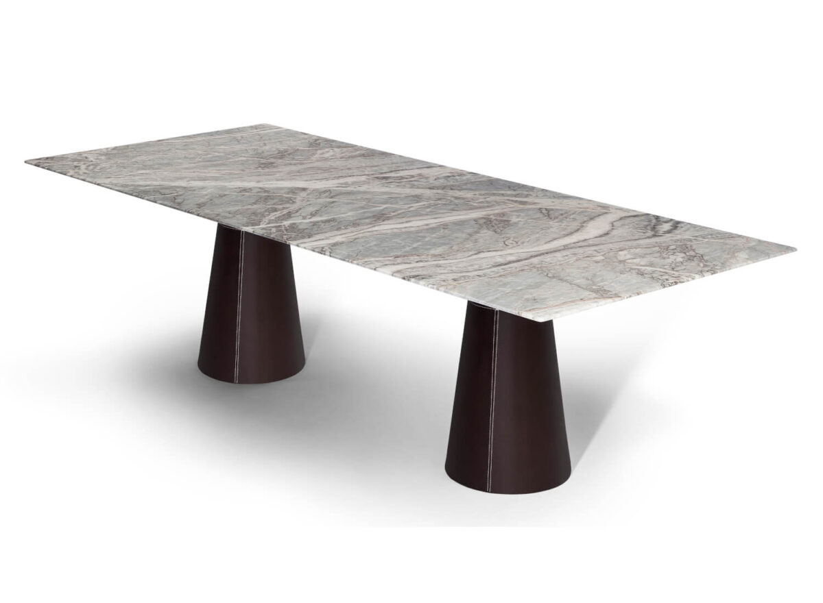 Poltrona Frau Mesa Due Dining Table two bases STILL LIFE 003