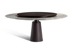 Poltrona Frau Mesa Due Round Lazy Susan Table STILL LIFE 001
