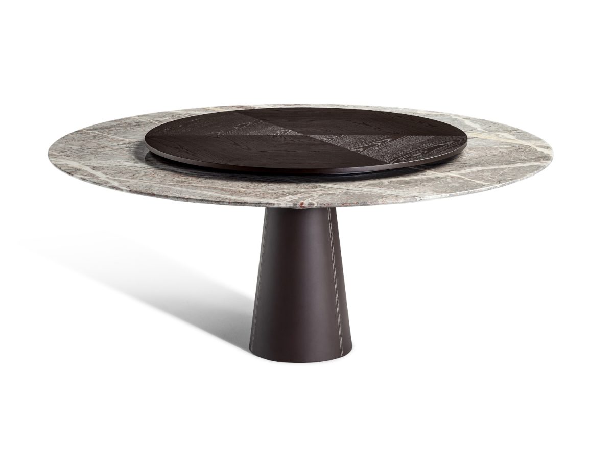 Poltrona Frau Mesa Due Round Lazy Susan Table STILL LIFE 002