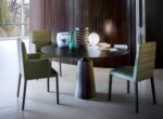 Poltrona Frau Mesa Due Round Wood Dining Table LIFESTYLE 003