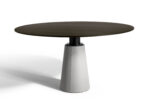 Poltrona Frau Mesa Due Round Wood Dining Table STILL LIFE 001