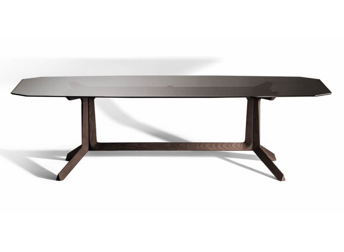 Poltrona Frau Othello Rectangular Glass Dining Table STILL LIFE 001