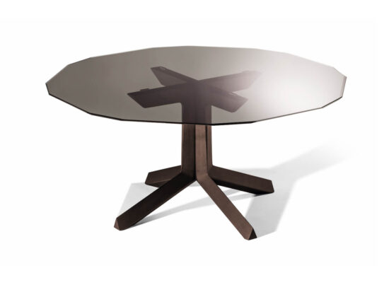 Poltrona Frau Othello Round Glass Dining Table STILL LIFE 001