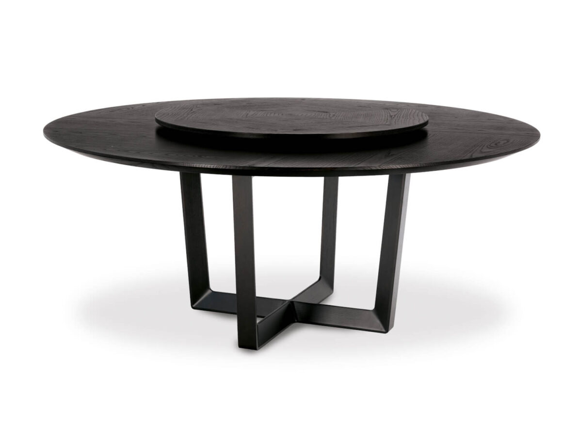 Poltrona Frau bolero round table with lazy susan STILL LIFE 001