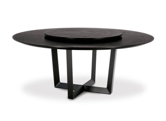 Poltrona Frau bolero round table with lazy susan STILL LIFE 001