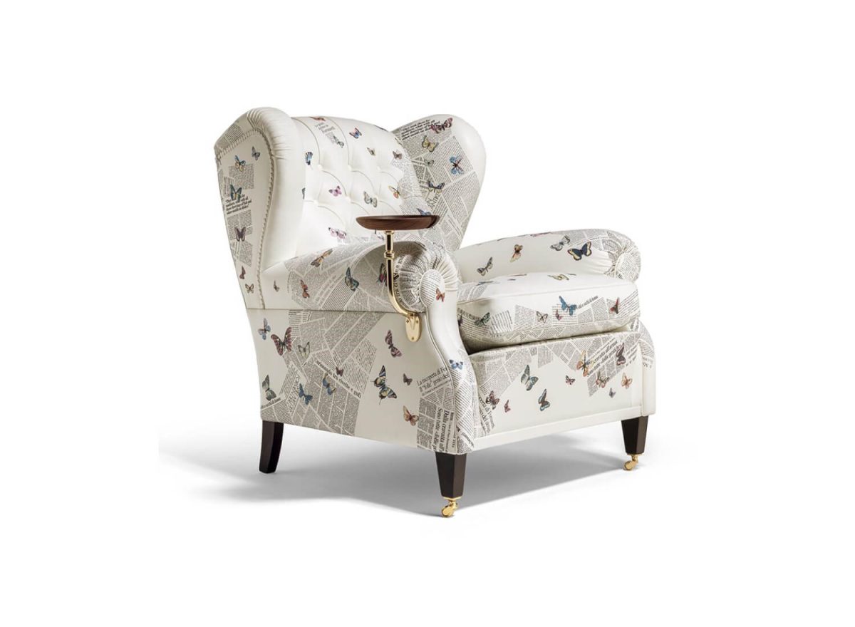 Poltrona Frau 1919 Fornasetti Armchair STILL LIFE 002