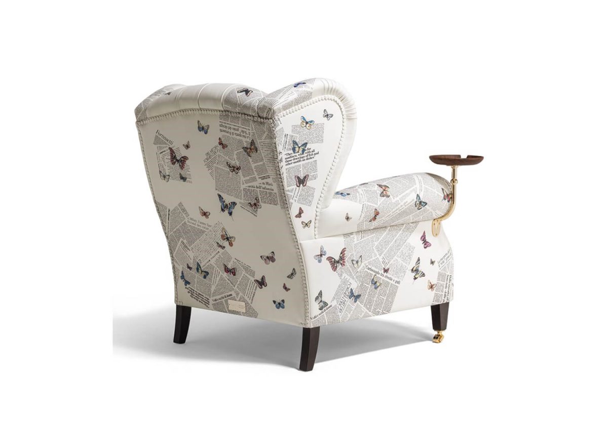 Poltrona Frau 1919 Fornasetti Armchair STILL LIFE 004
