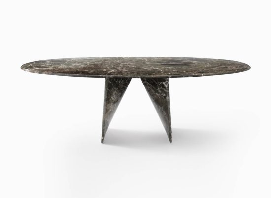 Rimadesio Lambda Marble Oval Dining Table STILL LIFE 001