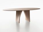 Rimadesio Lambda Oval Wood Dining Table STILL LIFE 001