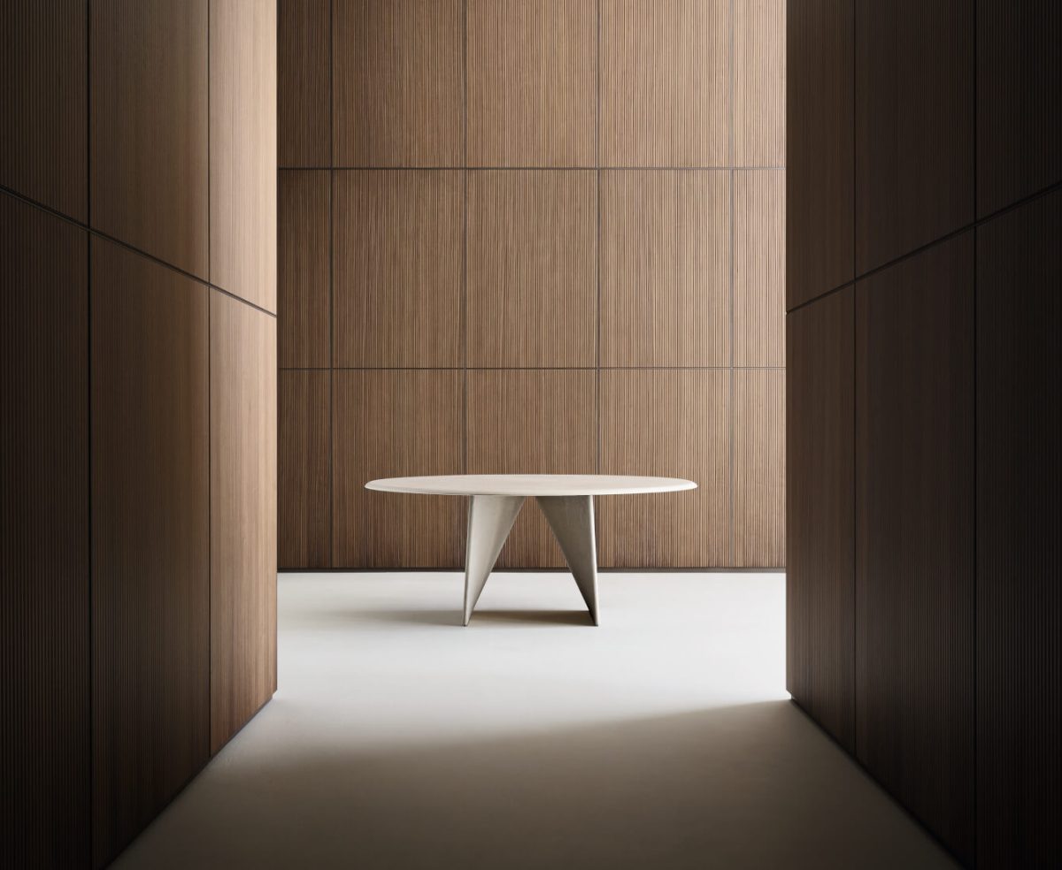 Rimadesio Lambda Terrae Round Dining Table LIFESTYLE 001