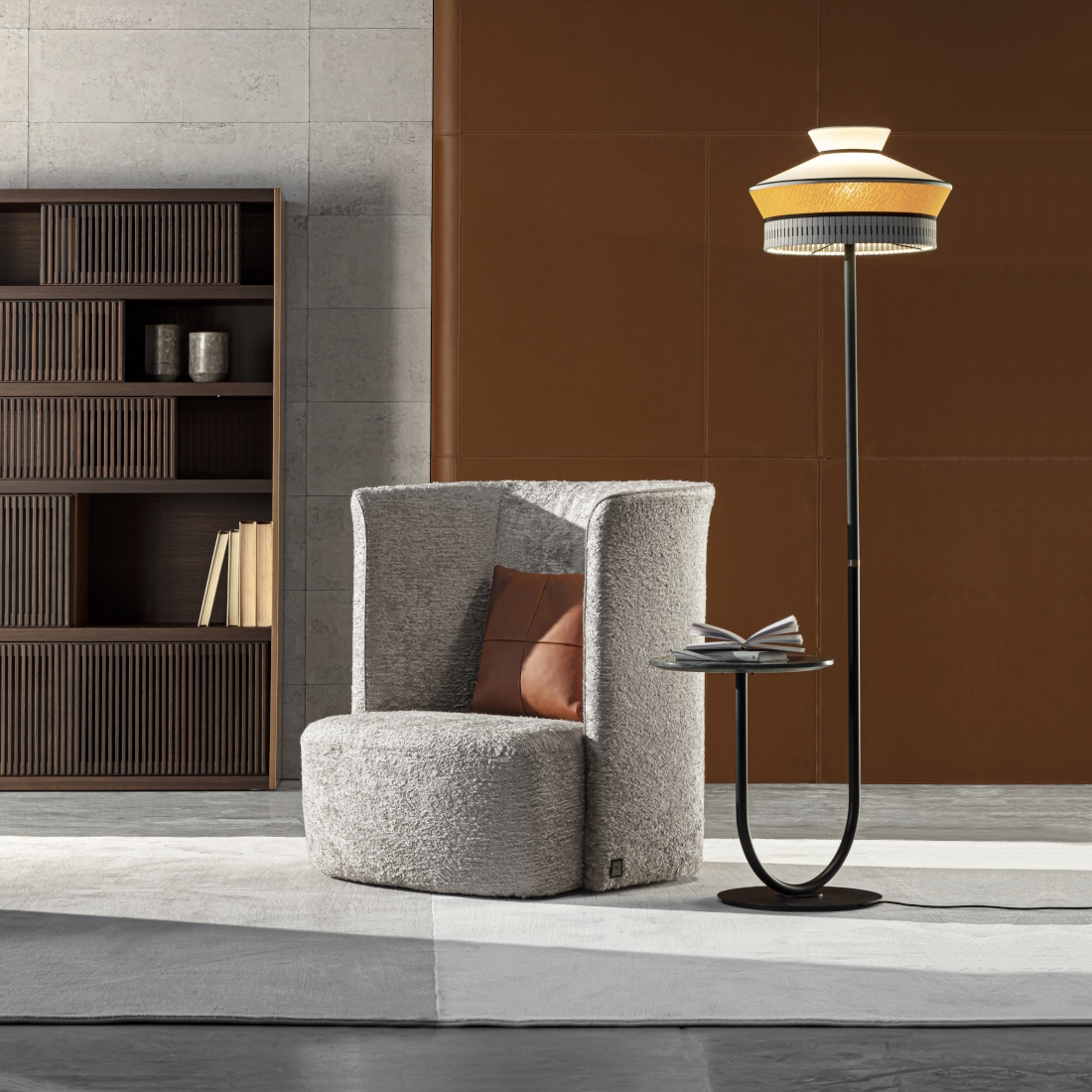 Contardi Calypso Floor Lamp Martinique Yellow S LIFESTYLE 01