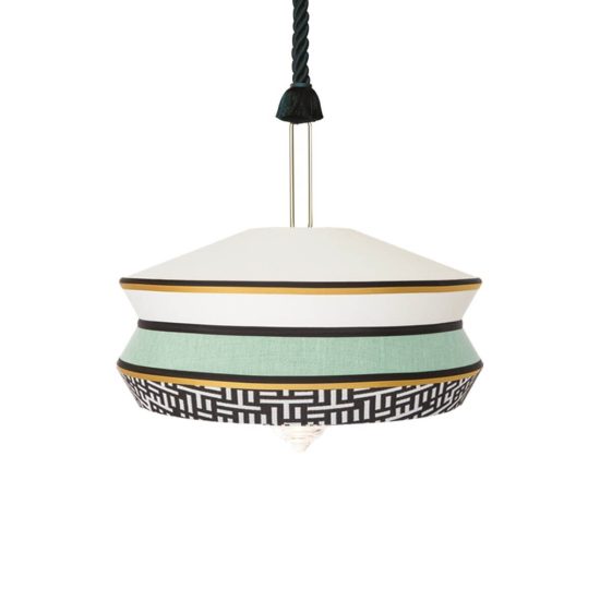 Contardi Calypso XL Pendant Light ANTIGUA MINT S