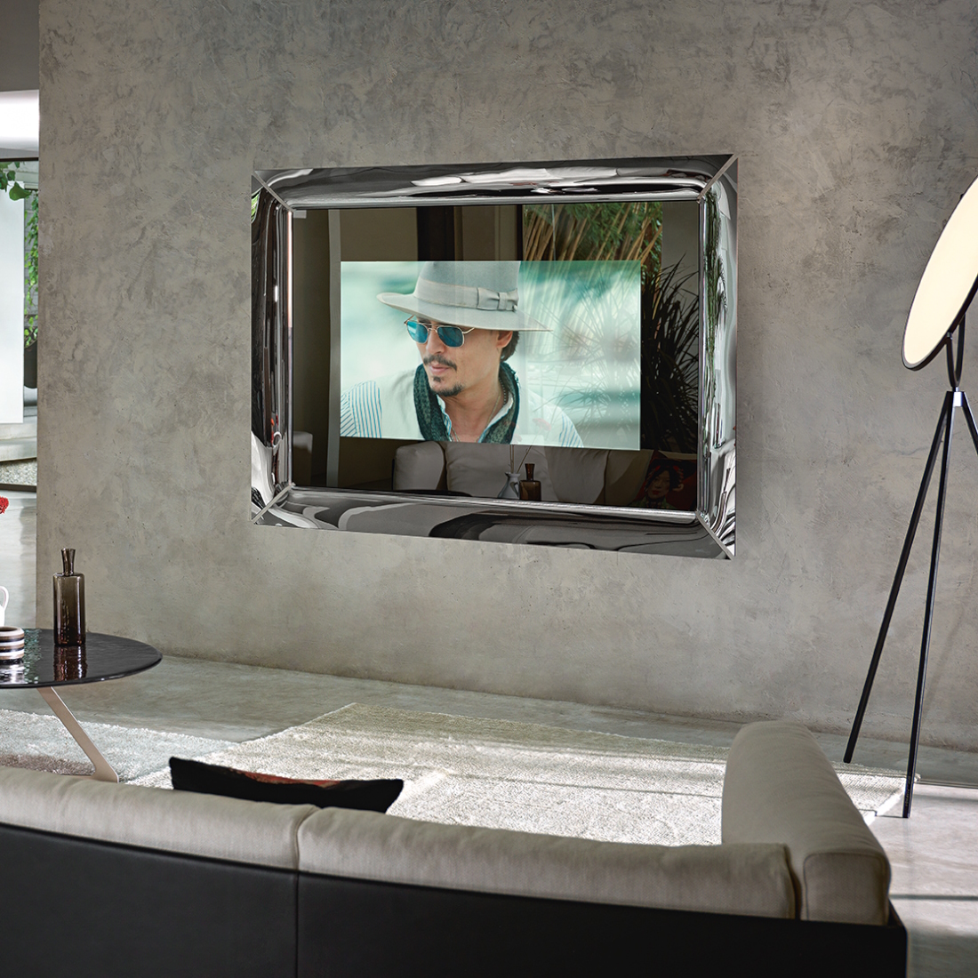 Fiam Italia Caadre Mirror TV LIFESTYLE S 01