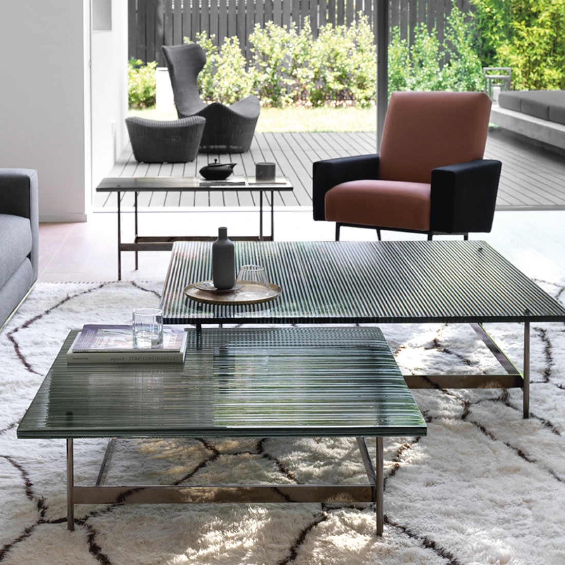 Fiam Italia Waves Coffee Table - Made in Italy