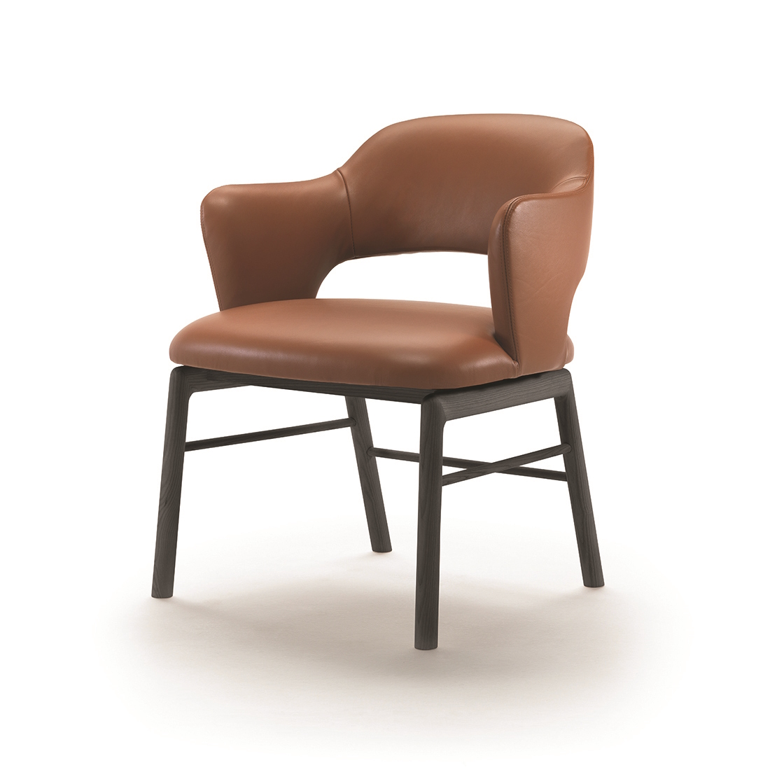 Flexform Alma Indoor Dining Armchair with Armrest STILL LIFE S 02