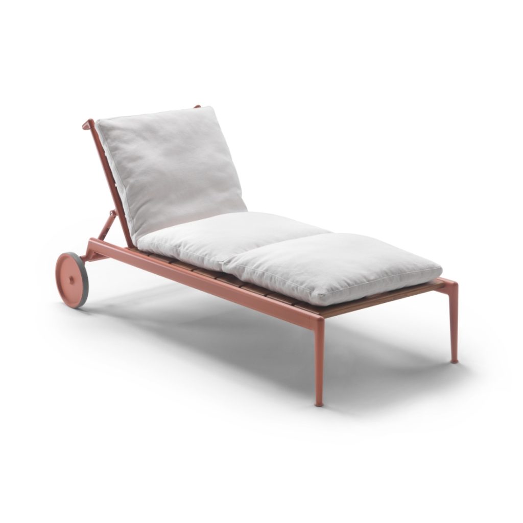 Flexform Atlante Wood Daybed with cushion STILL LIFE S 01