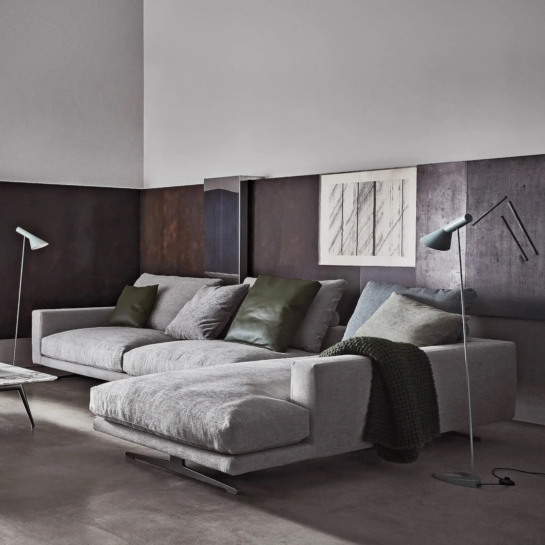 Flexform Campiello L Shaped Sofa LIFESTYLE S 01