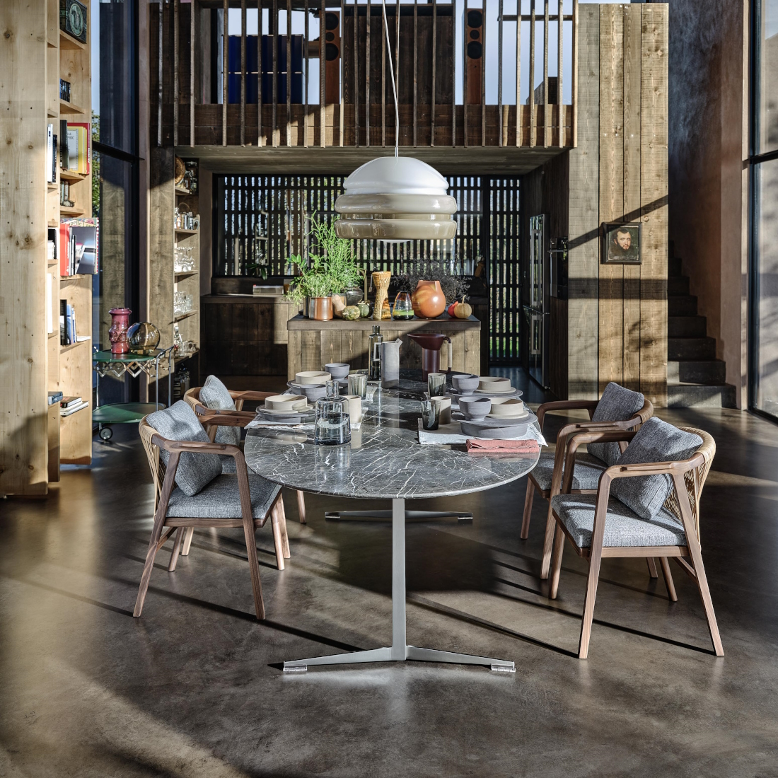 Flexform Crono Indoor Dining Chair LIFESTYLE S 01