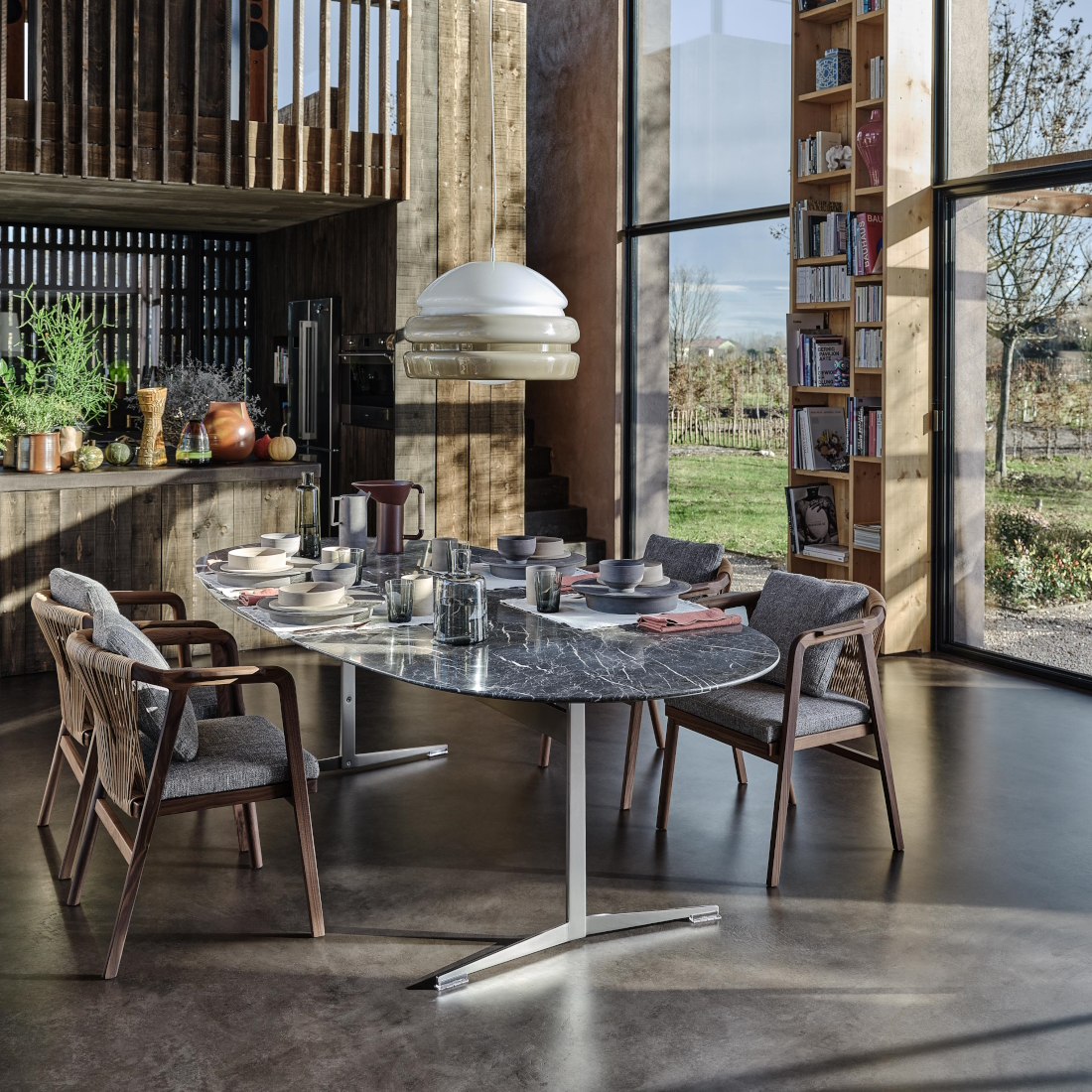 Flexform Crono Indoor Dining Chair LIFESTYLE S 02