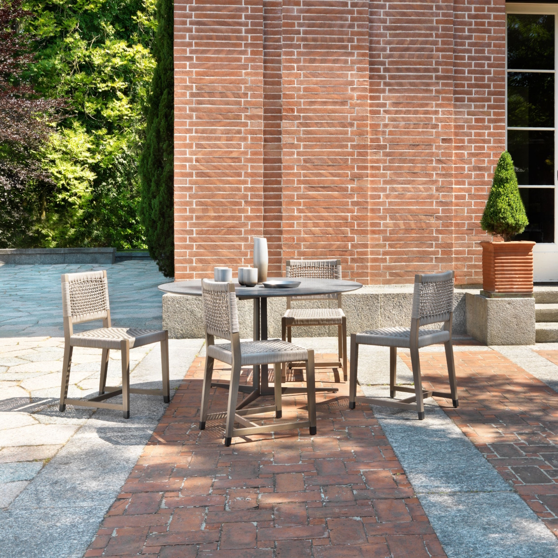 Flexform Dafne Outdoor Dining Chair LIFESTYLE S 01