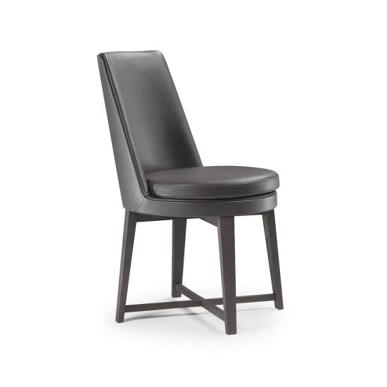 Flexform Feel Good High Back Wood Leg Indoor Dining Chair STILL LIFE S 01