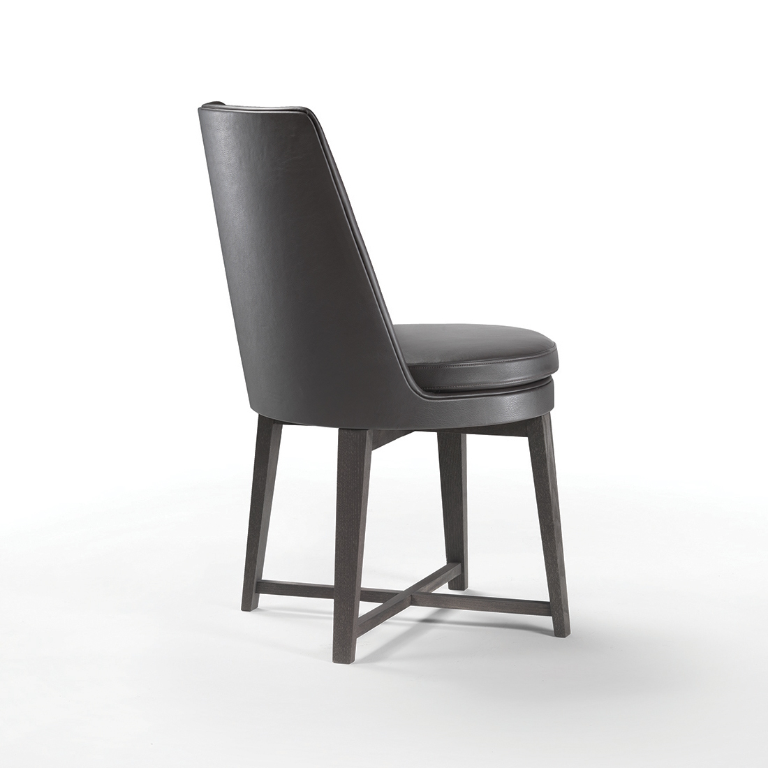 Flexform Feel Good High Back Wood Leg Indoor Dining Chair STILL LIFE S 02