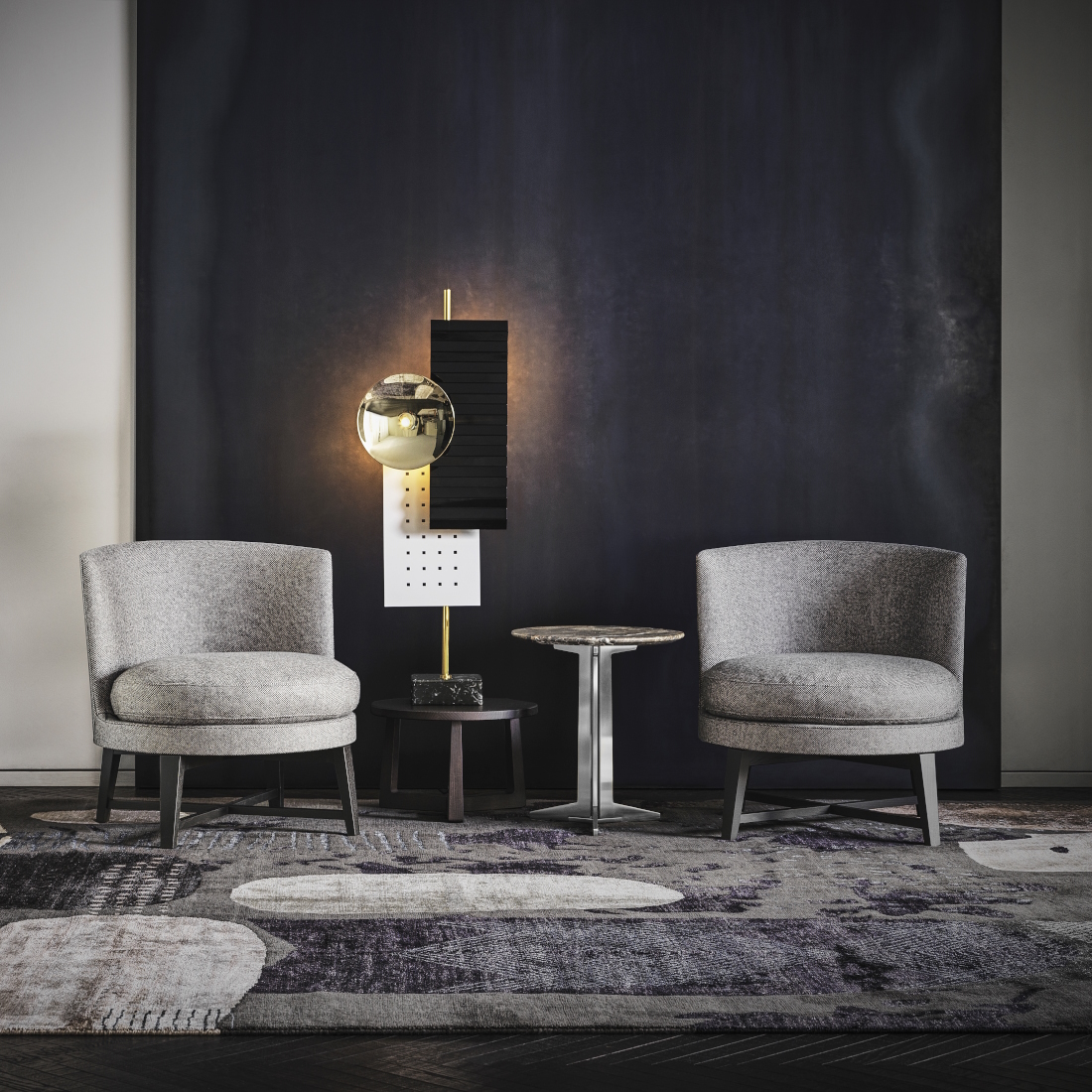 Flexform Feel Good Wood Leg Indoor Armchair LIFESTYLE S 01