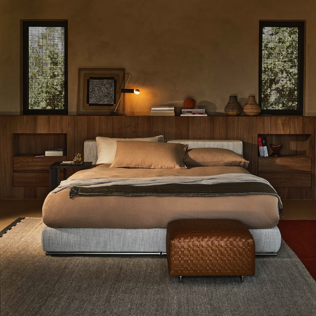 Flexform Groundpiece Slim Bed LIFESTYLE S 01