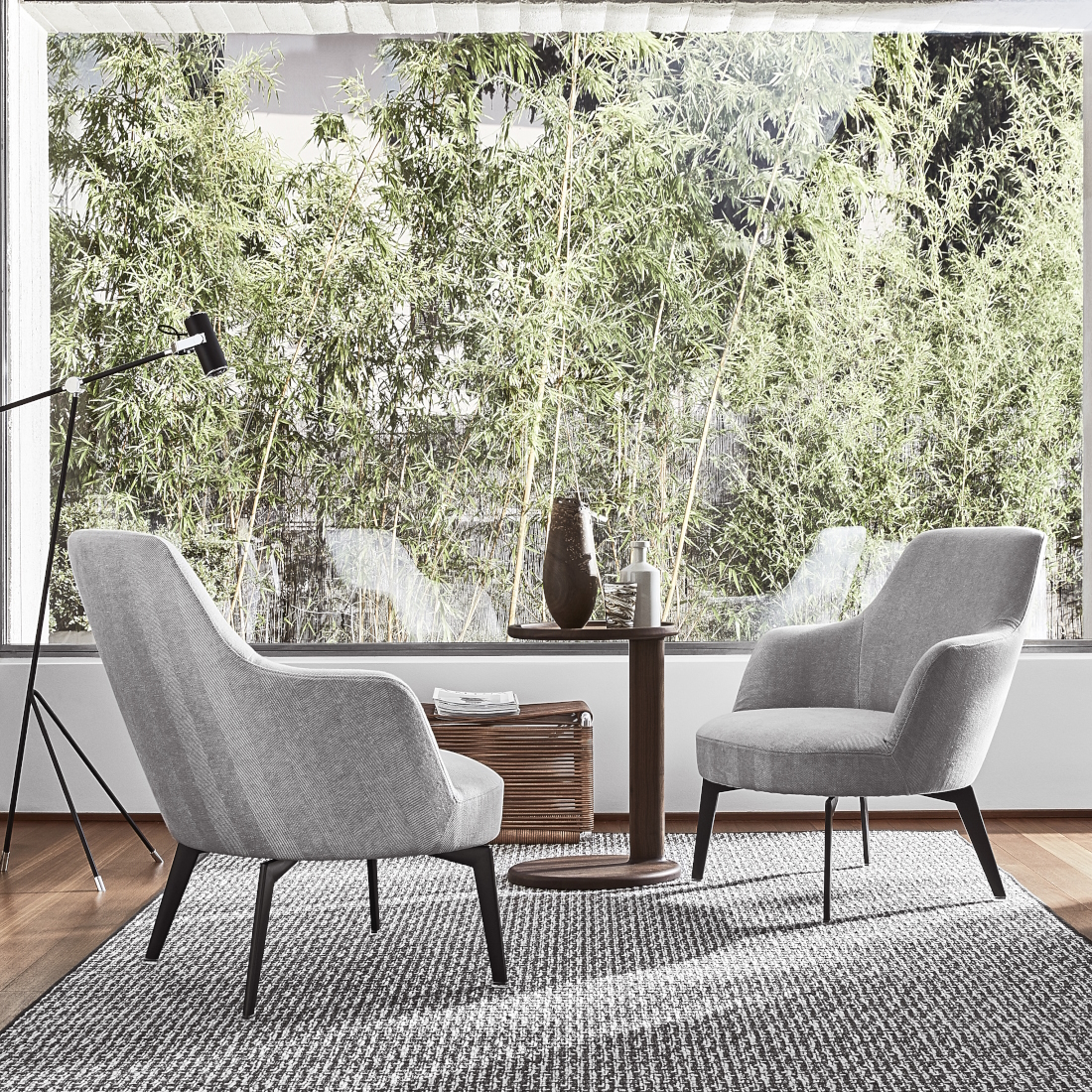 Flexform Hera Armchair Metal Leg LIFESTYLE S 01