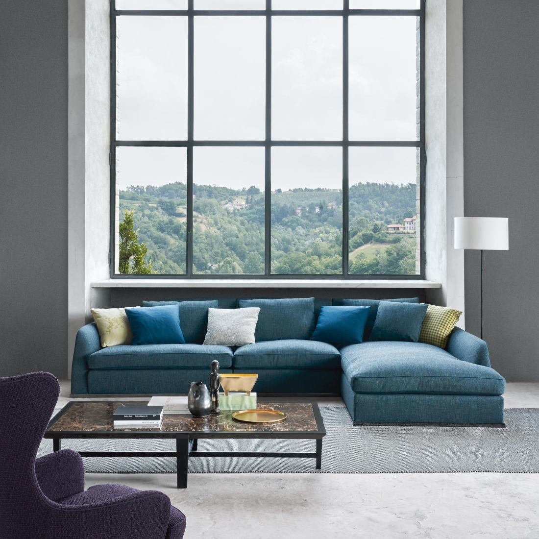 Flexform Mood Alfred Modular Sofa LIFESTYLE S 01