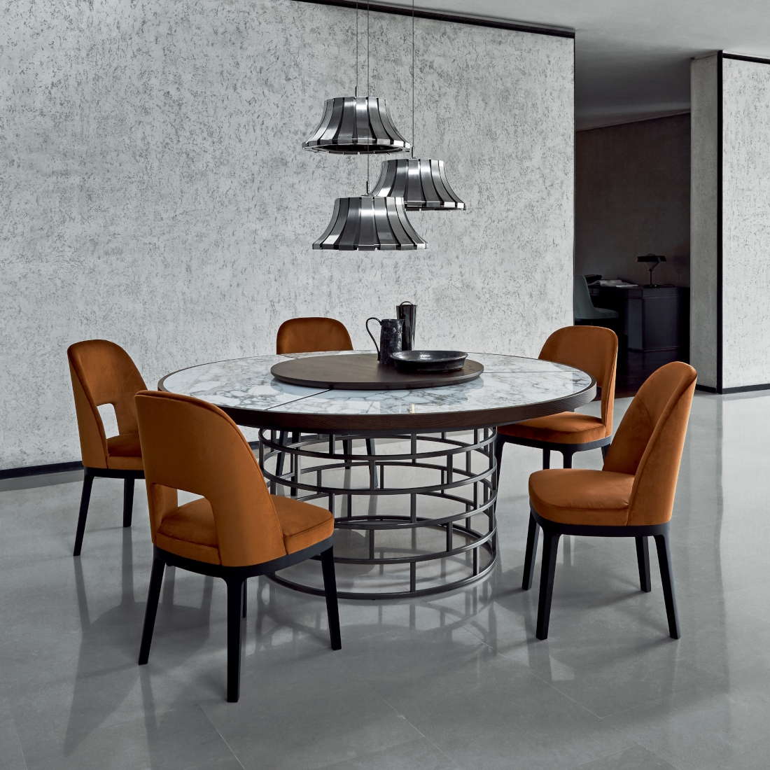 Flexform Mood Crown Dining Table LIFESTYLE S 01