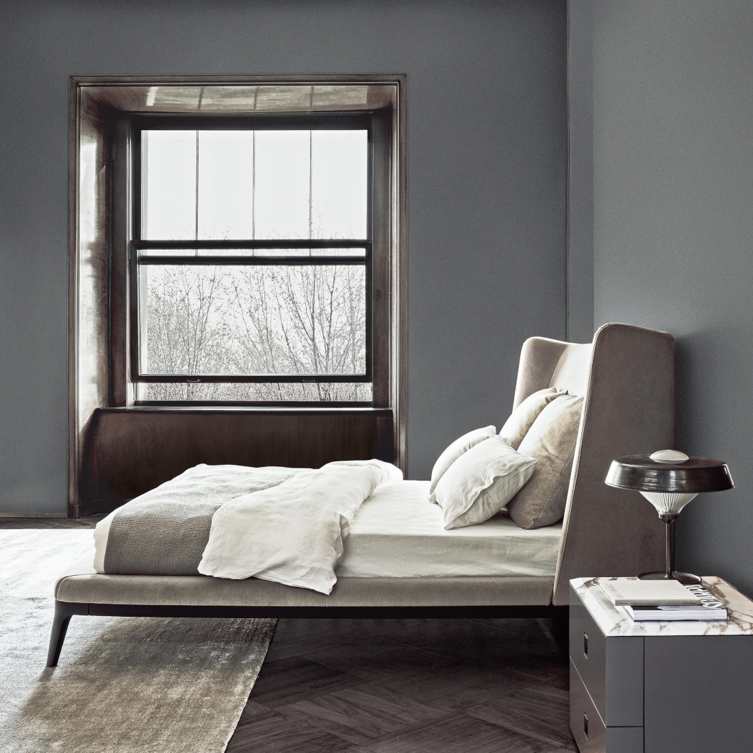 Flexform Mood Dragonfly Bed LIFESTYLE S 01