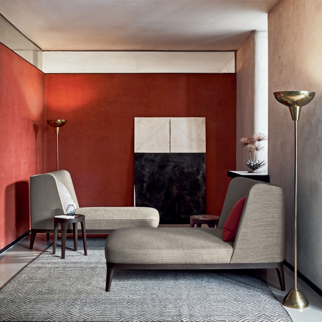 Flexform Mood Dragonfly Chaise Longue LIFESTYLE S 01