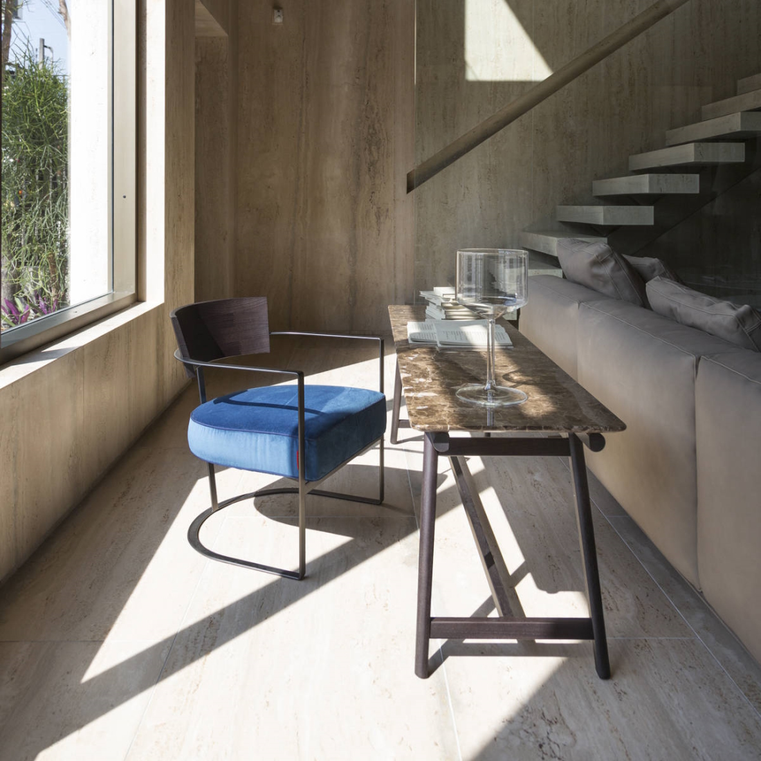 Flexform Morgan Indoor Armchair LIFESTYLE S 01