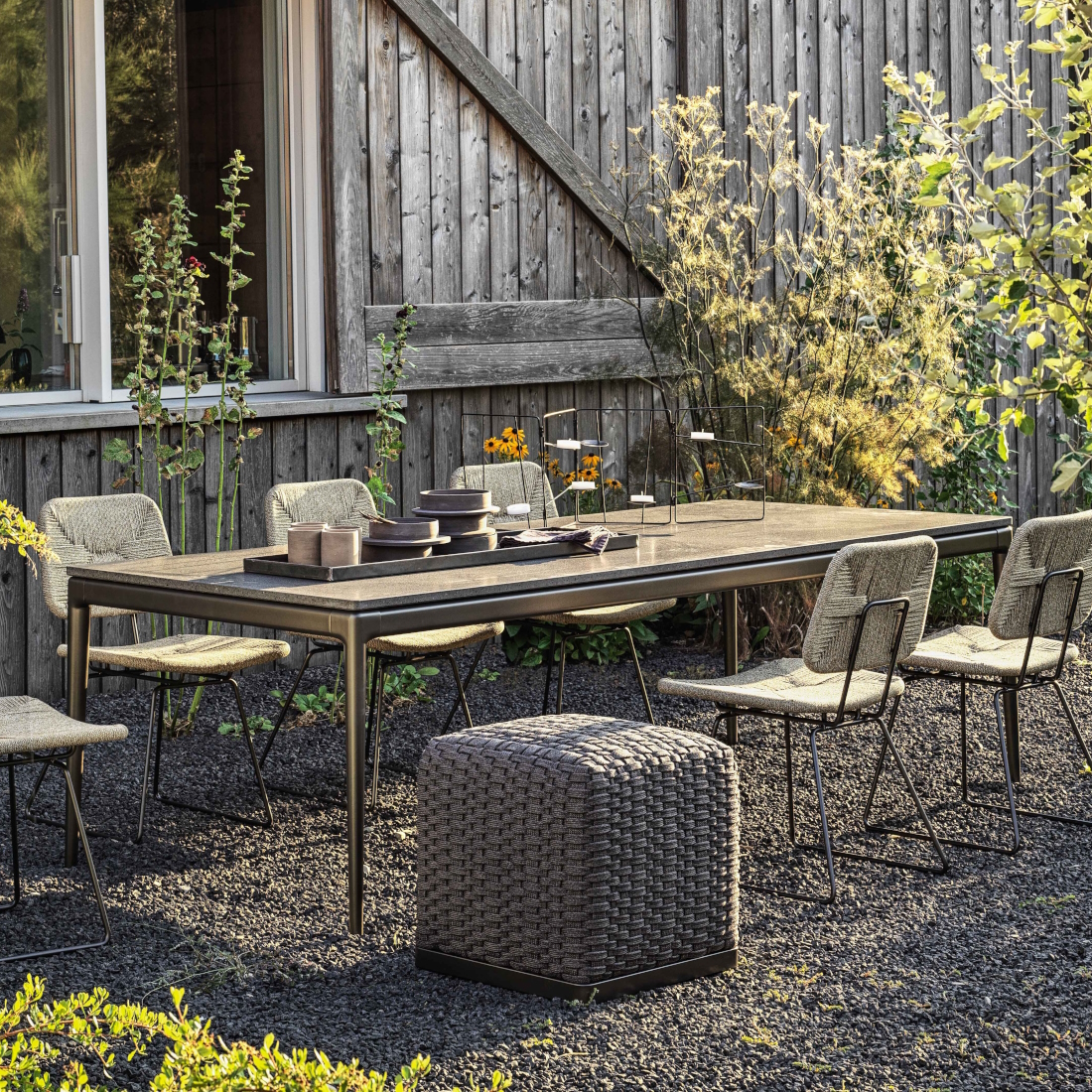 Flexform Pico Outdoor Dining Table LIFESTYLE S 01