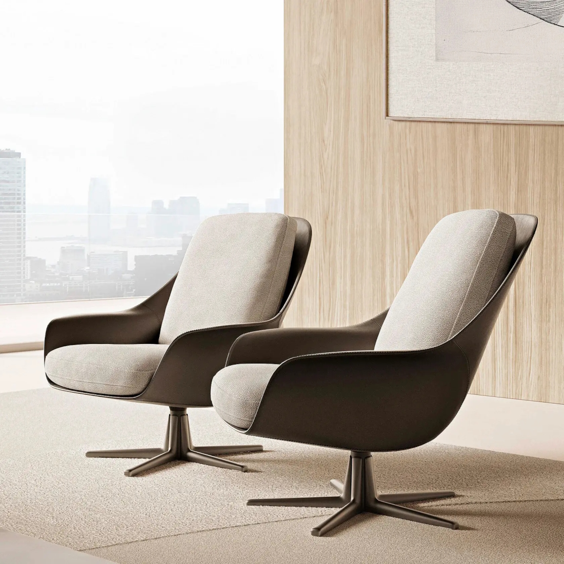 Flexform Sveva Indoor Armchair LIFESTYLE S 01
